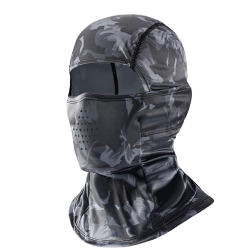 Camo Balaclava Face Mask for Men Women UV Sun Protection Cycling Neck Scarf Gaiter Head Breathable Motorcycle