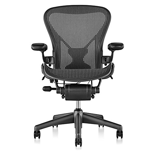 Herman Miller Classic Aeron Chair - Fully Adjustable, Carpet Casters, Size A, Adjustable PostureFit (Open Box)