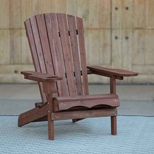W Unlimited Ra123-1 Red Adirondack Chair With Ottoman Set #TOP3