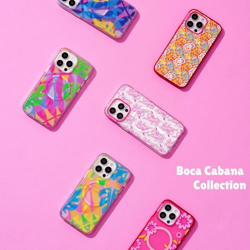 PopSockets Hülle für iPhone 15 kompatibel mit MagSafe, Hülle für iPhone 15, kompatibel mit kabellosem Laden, Nur Hülle - Boca Palms Blue – Ansicht 6
