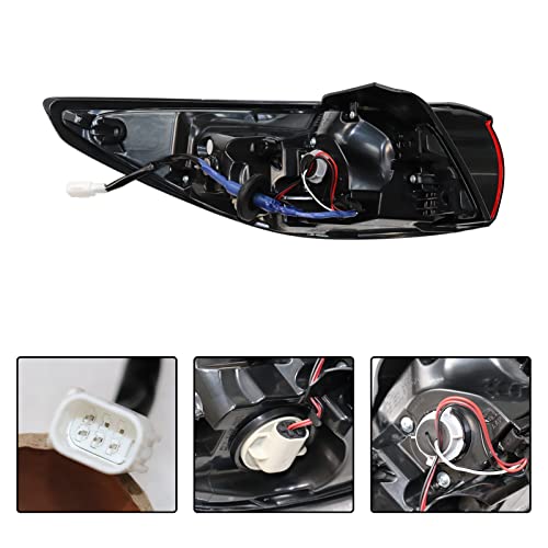 Hwlmps Tail Lights Assembly Compatible With 2017 2018 2019 2020 2021 Mazda Cx-5 Grand Touring/Signature,Replacement Tail Lamp Right Passenger Outer Side,Plug And Play #TOP5