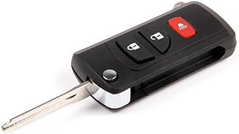 Amazon Com Remote 3 Button Uncut Folding Flip Key Shell Case For Nissan Frontier Murano Titan Automotive