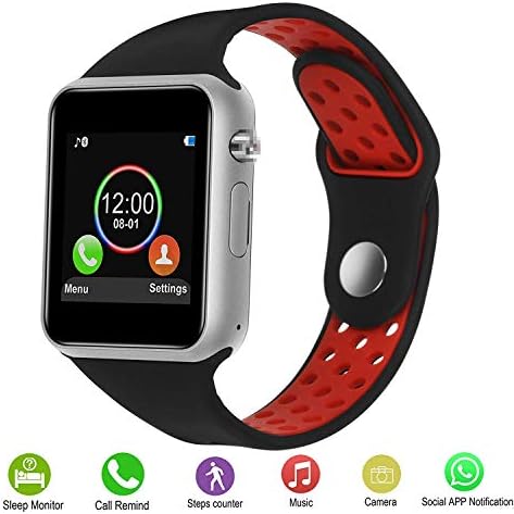 Smart Watches,IOQSOF Touchscreen Bluetooth Smart Watch with Camera,Android Smartwatch,Waterproof Smart Watches
