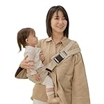 GOOSEKET 365 Toddler Carrier, 100% Cotton, Lightweight, Easy-to-USE, Portable, Suitable from 6-48 Months, Supports UP to 44LBS (Beige)
