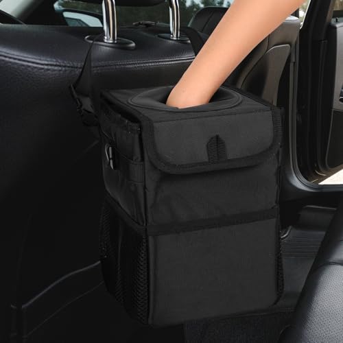 Bolsa de basura para coche portátil que ahorra espacio en el interior 5