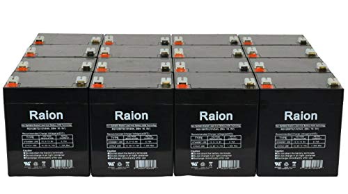 Raion Power 12V 5Ah Replacement AGM Battery for Forza FUB-1245-16 Pack
