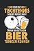 Tischtennis und Bier Notizbuch (liniert) Tischtennisspieler