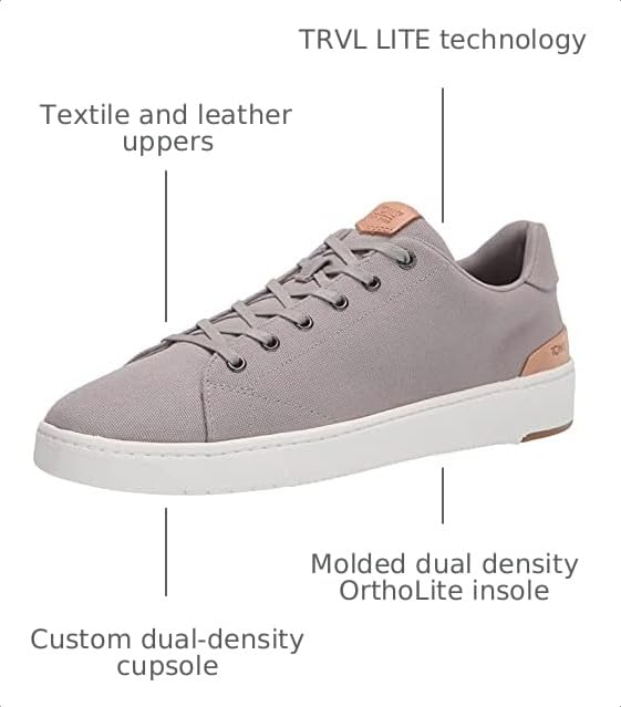 Image of TOMS Men's Trvl Lite Low Lace-Up Sneakers