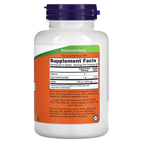 Now Foods 2620 Alfalfa Now Foods 250 Tabs thumb #1