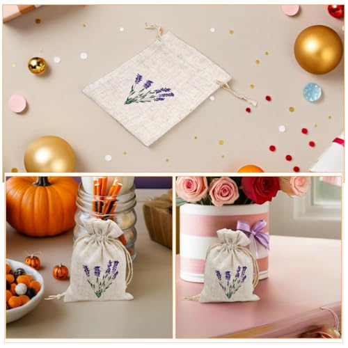 Bolsas de saquitos de lavanda pequeños reutilizables 12 pzas miniatura 3