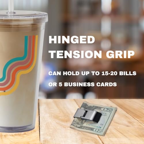 Visol Calvin Stainless Steel Hinged Money Clip - Gunmetal4