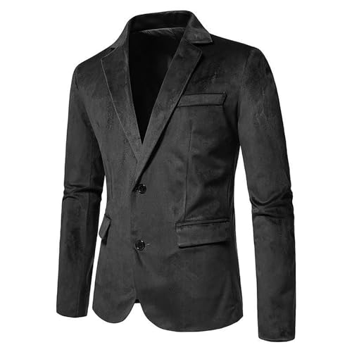 GATMSTZ Big Velvet Blazer for Men Blazer Jackets Men’s Sport Coats 2 Buttons Party Wedding Evening Homecoming4