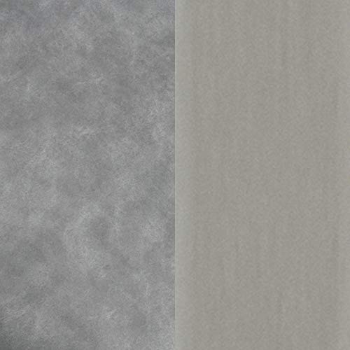 Nathan James Nelson Bar Stool With Leather Cushion And Metal Base, 24", Gray/Stainless Steel #TOP7