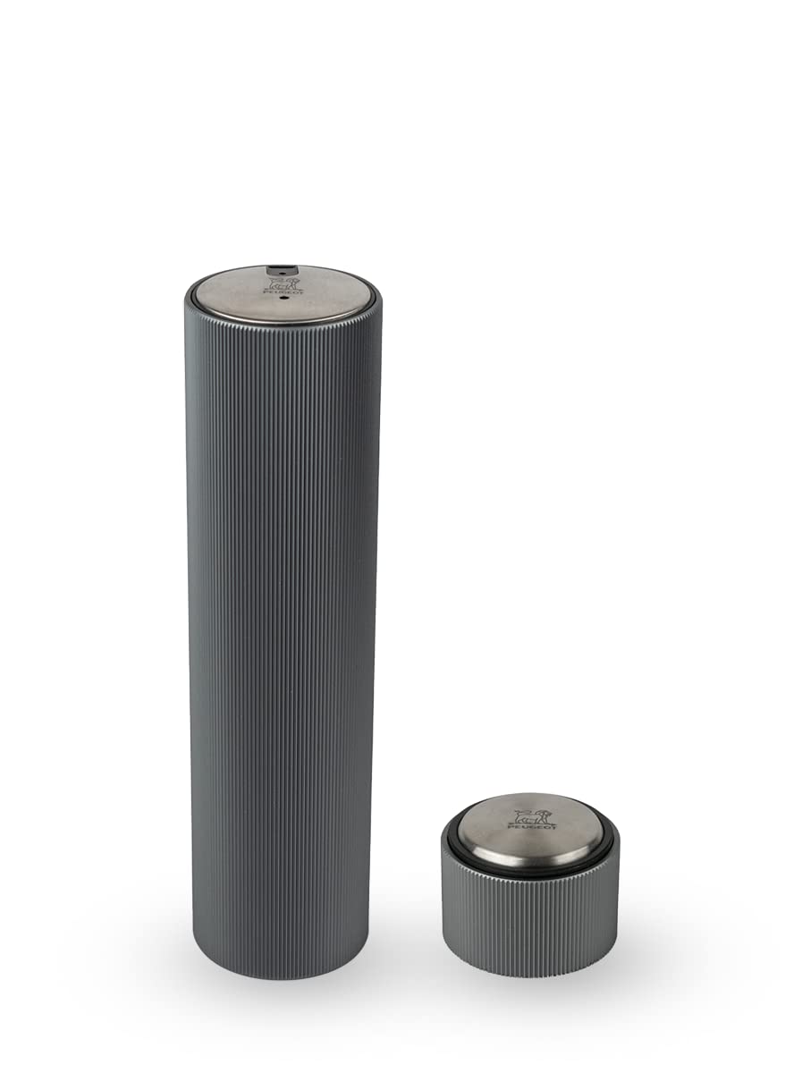 Peugeot Carbon - Electric Corkscrew - Line Reverse - Rechargeable Electric Corkscrew In Aluminum - 100% Automatic - Long-Lasting Battery Life - Fast Recharging - Carbon Color