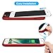 Ekrist Battery Case for iPhone 6/6s/7/8, [Upgraded 6000mAh] Portable Ultra-Slim Protective Charging Case, Extended Rechargeable Smart Battery Pack, Backup Charger Case Power Bank Cover (Red)
