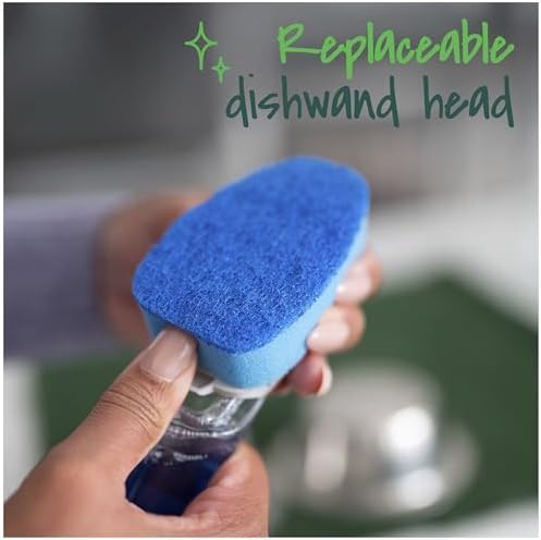 Scotch-Brite Zero Scratch Dishwand, Dishwasher-Safe Scrub Wand with Built-in Scraper, Gentle Scrubbing Power, Stands Upright, 1 Pack — view 7