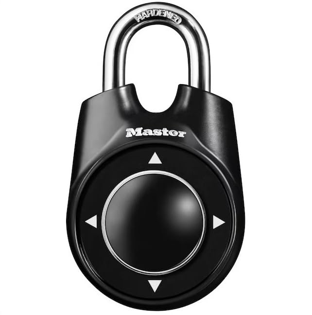 BWOGUE Four Arrow Directional Master Combination Lock, Set Your Own Direction Lock, Resettable