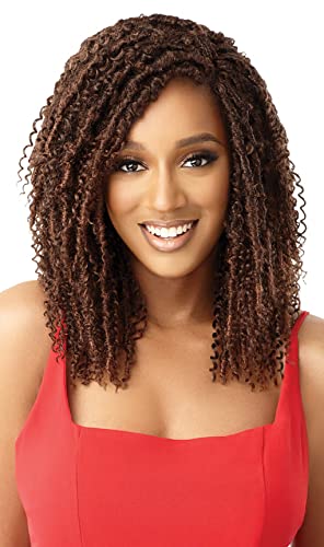 Outre Braids X-Pression Twisted Up Butterfly Locs Distressed Locs BONITA BOHO CRUSH LOCS 12'' (3-PACK, 1)