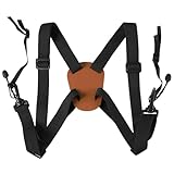 Binocular X-shaped Decompression Harness Strap Elastic Cross Straps Adjustable Binocular Carrier fit for Carrying Binoculars, Cameras, Rangefinders