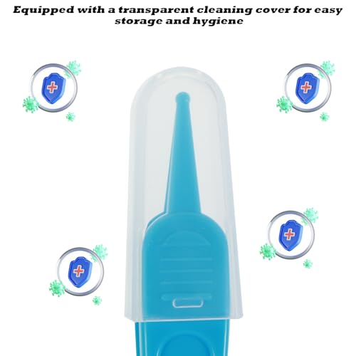 Image of 5 Pcs Nose Cleaning Tweezers, 5 Colors Baby Booger Picker with Round Head Effective Nose Picker Baby Ear Noses Navel Cleaner Clip for Babys Care