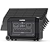OUPES Mega 5 Portable Power Station 4000W, 5040Wh Solar Generator with 6x240W Solar Panels, 1.5H Fast Charging, LiFePO4 Battery, Ideal for Emergency Backup, Home Use, Outdoor Camping & RV Travel