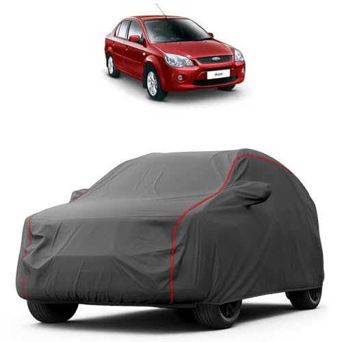 Image of Heavy-Duty Car Cover for Compatible with Ford Ikon (1999 to 2025 All Models) Deluxe Car Protection Cover - Waterproof & UV-Resistant All-Season Exterior Protection