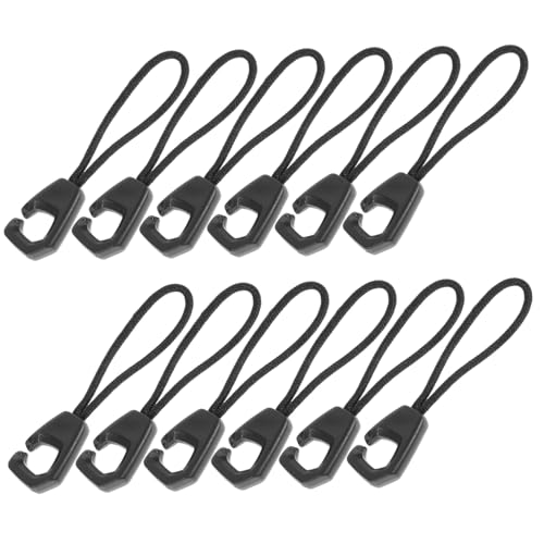 BELLIFFY 2sets Simple Generous Style Zipper Puller Universal Fit for Backpacks Coat Suitcase Sportswear 100pcs*2