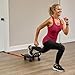 AB Dolly Plus Core Abdominal Training System Portable Home Gym Ab Muscle Workout Equipment with 2 Resistance Bands for All Fitness Levels, Black