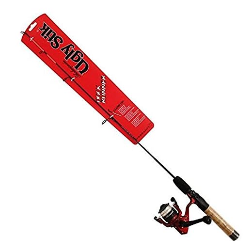 Shakespeare Ugly Stik Dock Runner Spinning Combo Red, 3'6"