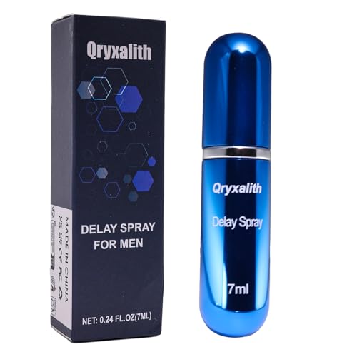 Qryxalith Delay Sprayer for Long Last Men, Male Delay Spray, Plant Extraction, Fast Absorption, 7ML