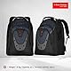 WENGER Ibex Laptop-Rucksack, Notebook bis 17 Zoll, Tablet bis 10 Zoll, 23 l, Damen Herren, Business Uni Schule Reisen, Schwarz/Blau, 600638