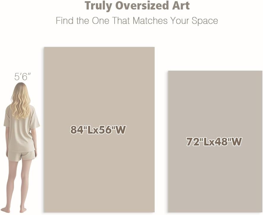 GIFTTWART Wall Pictures for Living Room Canvas Wall Art Extra Large Modern Art Black and White Office Wall Decor Dining Room Bedroom Artwork - Image 7