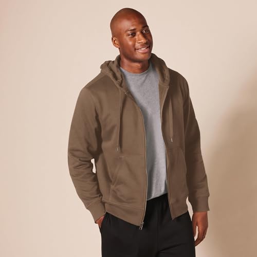 Image of Amazon Essentials Men's Full-Zip Fleece Hoodie Sweatshirt (Available in Big & Tall)