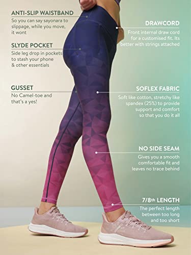Image of Cultsport Seamless Ombre Tights | Anti-Chafing | High Waist | Workout Leggings for Women| 4-Way Stretch | Squat-Proof | Anti Slip | Active Wear for Women | Sports Leggings