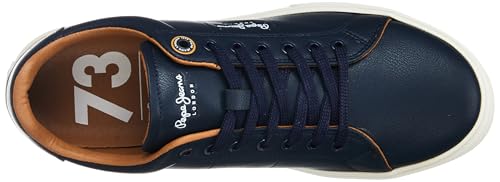 Image of PEPE JEANS Mens Low-Cut Anti-Skid Cupsole Sneakers