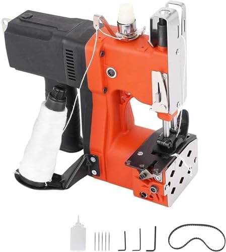 Portable Handheld Sewing Machine for Woven Paper & Plastic Bags - Quick 2s Closure Tool, Lightweight, Easy to Use, Ideal for Crafts & DIY Projects