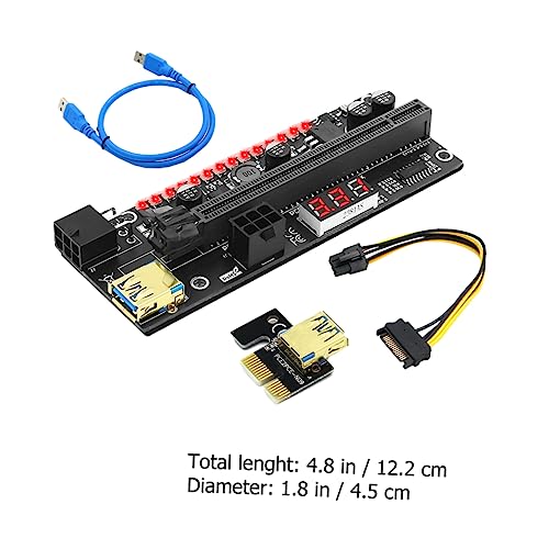 Adaptador PCI-e a GPU Riser para minería y tarjetas gráficas miniatura 4