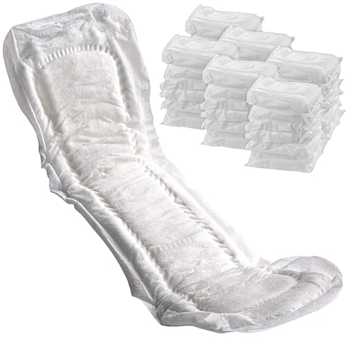 Image of Postpartum Maternity Pads [Pack of 42] – Large Maximum Absorbency Heavy Flow Postpartum Incontinence Pads - Ultra Soft Disposable Post Birth Pads for New Moms- Vakly Postpartum Guide (3 Pack)