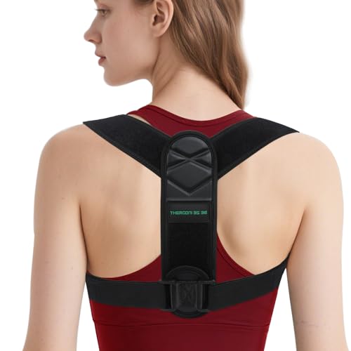Posture Corrector for Women and Men, Adjustable Back Brace for Spine Alignment & Shoulder Support,Comfortable & Breathable Clavicle Straightener,Back Support,Supports Better Posture,Medium(26