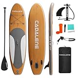 CADALENE Inflatable Stand Up Paddle Board with Premium SUP Paddleboard Accessories, Anti-Slip EVA Deck, 10'8'' Paddle Boards for Adults & Youth of All Skill Levels