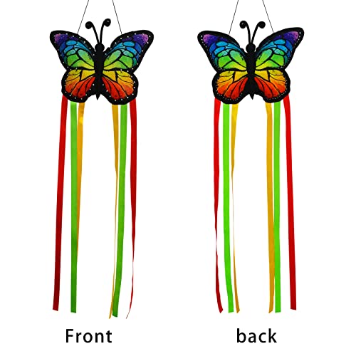 THQZLH Butterfly Flutter Windsock Spring Windsocks Outdoor Durable