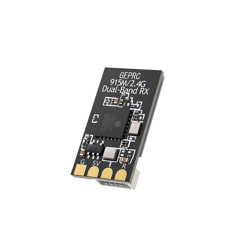 Per ELRS Nano 915M/2.4G Ricevitore A Banda Duale DIY per Quadricottero FPV A Lungo Raggio, Parti del Drone Incorporate WiFi -C3 Chip LR1121 per Drone DIY Freestyle A Lungo Raggio FPV