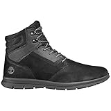 Timberland Men's TB0A1ZRR015 - Graydon Leather Sneaker Boot 11.5 M, Black Nubuck