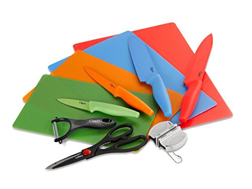 The Ozeri Kitchen Essentials Bundle, With Kitchen Scale, Chef Knives & Cutting Mats, And Silicone Utensils. #TOP4