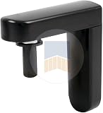 Hinge equ' Stainless Steel Vertical Door Hinge with Mini Composite, Black 9005 - 1