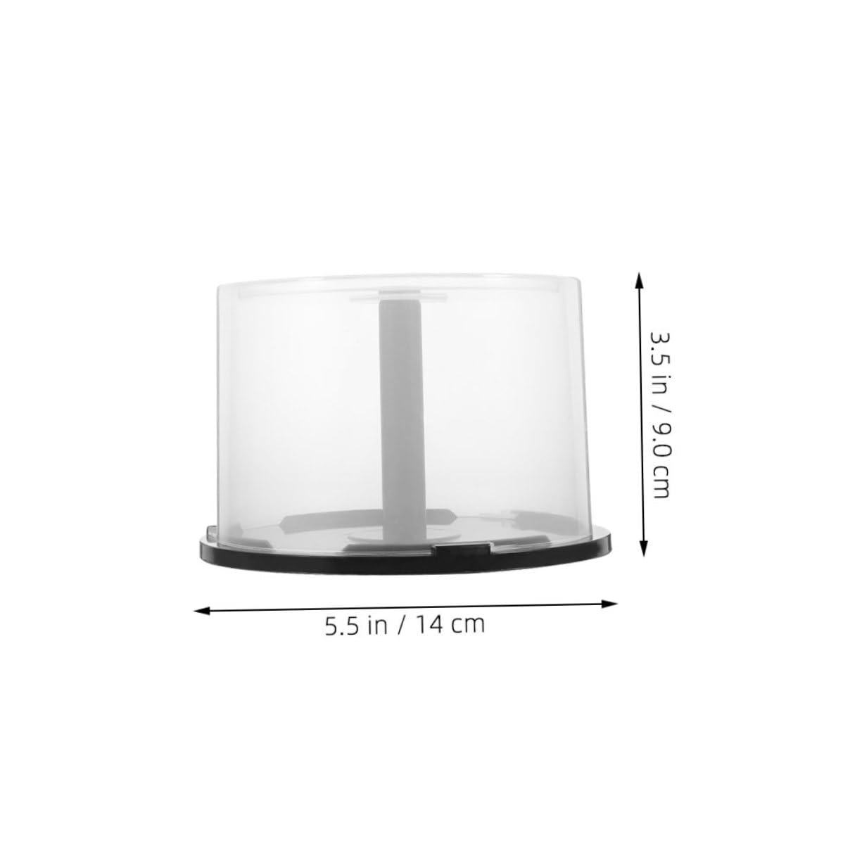 PRETYZOOM 4Pcs CD DVD Storage Bin Space Saving Organizing Bucket for Easy Access Modern Design for Home Office Car to Discs Efficient Media Storage