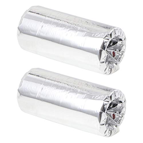 Lurrose 2 Rolls Hair Dye Paper Hair Coloring Highlighting Foils for Balayage Bleaching Hair Salon