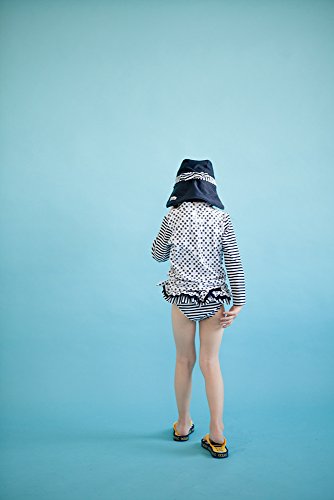Image of VAENAIT BABY Girls Rash Guard Swimsuit UPF 50+ Long Sleeve Toddler Bathing Suit Ribbon Stawberry Floral Fruit for 2~8Years