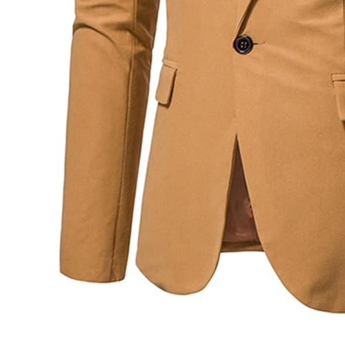 Men's Vintage Casual Corduroy Blazer Mens Corduroy Blazer Jacket Sport Coat One Button Casual Suit Slim Fit3