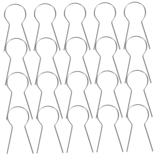 SEWACC 100pcs R- Hanging Burn Needles Set for Pottery Firing Jewelry Making Beading Projects